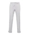 Dondup Gaubert Mid-rise Slim-fit Trousers In White