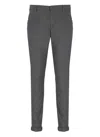 Dondup Straight-leg Trousers In Black