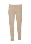 Dondup Beige Chino Trousers In Beige