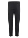 Dondup Man Pants Black Size 30 Cotton, Polyamide, Elastane In Black