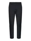 Dondup Belt Loop Casual Pants In Blue