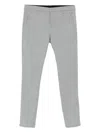 Dondup Mélange-effect Trousers In Gray