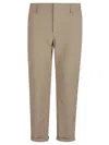 Dondup Cotton Trousers In Noce
