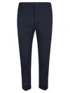 Dondup Cuffed Hem Tailored Trousers In Universo