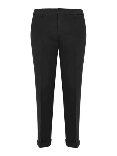 Dondup Gaubert Relax Regular Trousers In Black