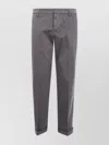 Dondup Gaubert Relax Trousers Cuffed Hem In Gold