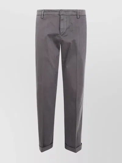 DONDUP GAUBERT RELAX TROUSERS CUFFED HEM