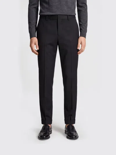 Dondup Gaubert Slim Fit Sartorial Trousers In Wool Blend In Black