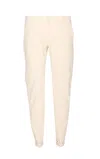 Dondup Tailored Fit Off-white Corduroy Jeans With Button Fly In Neutral