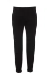 Dondup Gaubert Trousers Cuffed Hem In Nero