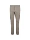 Dondup Button Detailed Slim Cut Trousers In Multi