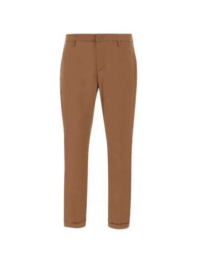 Dondup Gaubert Slim-fit Trousers In Brown