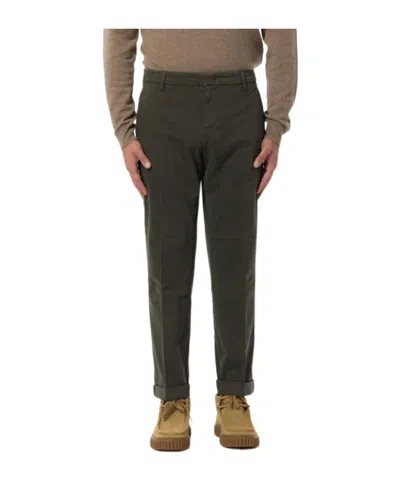 Dondup Gaubert Straight-leg Pants In Green