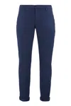 Dondup Men's Alfredo - Slim-fit Cotton Trousers