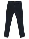 Dondup Trousers Featuring Belt Loops And Pockets In Blue
