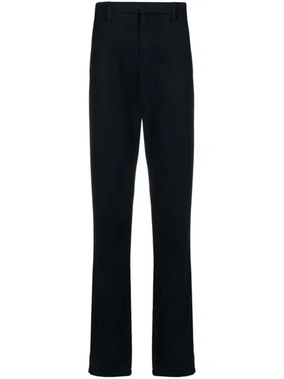 Dondup Tapered-leg Chino Trousers In Blue