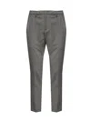 Dondup Belt Loop Casual Pants In Gray