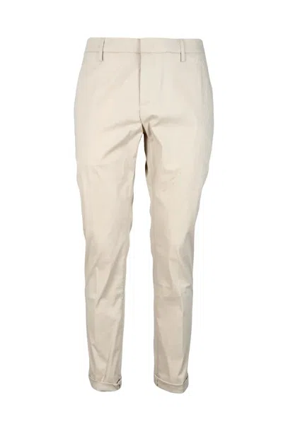 Dondup Beige Gaubert Trousers In White