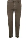 Dondup Gaubert Trousers Cotton Corduroy In Red