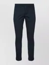 Dondup Trousers With Cuffed Hem And Button Detail