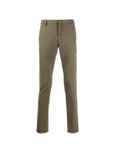 Dondup Rolled Cuffs Trousers Pockets In Green