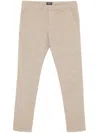 Dondup Pressed-crease Slim-fit Trousers In Neutrals