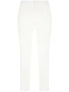 Dondup White Turn-up Trousers In White
