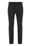 Dondup Gaubert Virgin Wool Trousers In Black