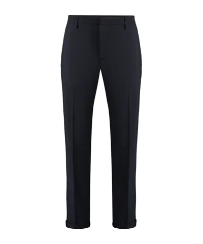 DONDUP DONDUP GAUBERT WOOL BLEND CHINO TROUSERS