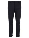 Dondup Gaubert Slim Flannel Trousers In Blue