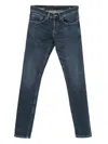 Dondup Skinny Jeans In Blue Denim In Blue