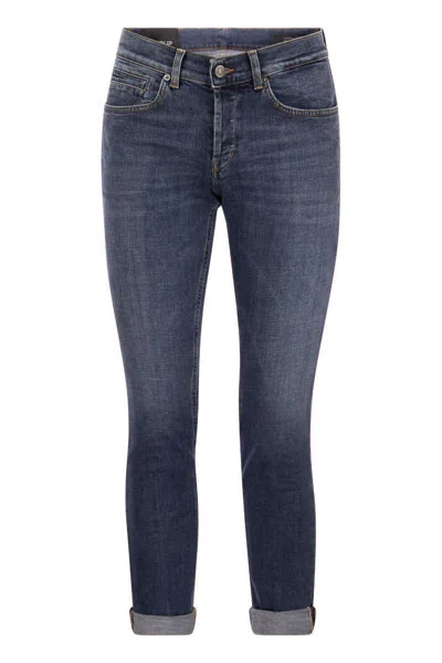 Dondup Sleek Skinny Fit Men's Jeans In Blue