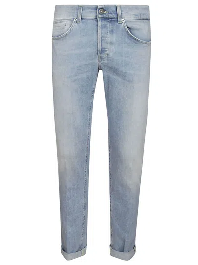Dondup Skinny Fit Five-pocket Denim Jeans With Welt Pockets In Blue