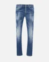 Dondup George Low-rise Skinny Jeans In Blue