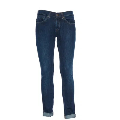 Dondup George Denim Stretch Jeans In Blue