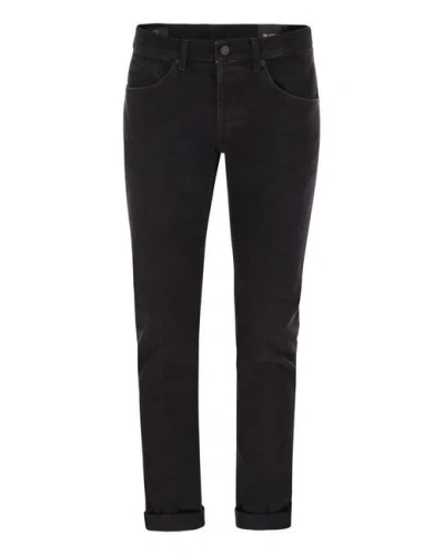 Dondup George Five-pocket Jeans In Black