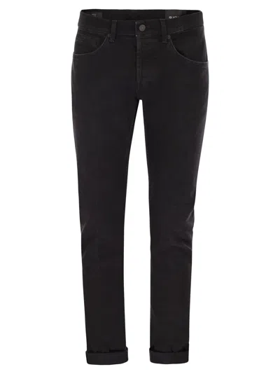 Dondup George Five Pocket Jeans In Black