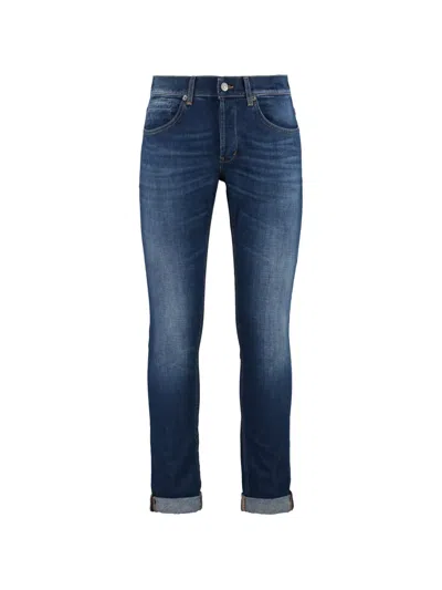 Dondup George Five-pocket Jeans In Blue