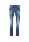 Dondup George Low-rise Skinny Jeans In Blue