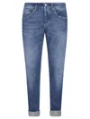 Dondup George Stretch Denim Jeans In Blue
