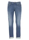 Dondup George Stretch Denim Jeans In Blue