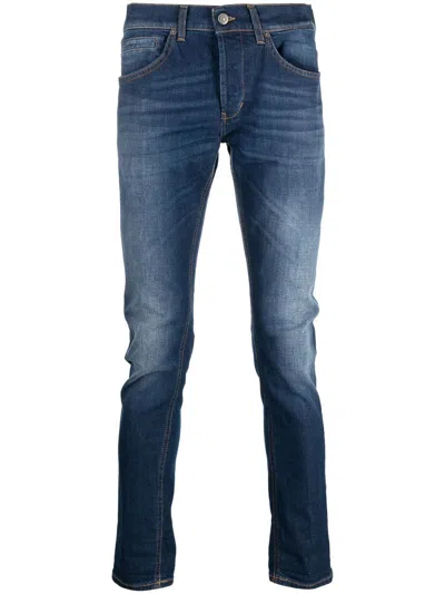 Dondup George Jeans Trousers Belt Loops In Blue