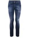 Dondup Belt-loop Jeans In Denim