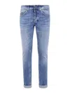 Dondup George Jeans Denim Stretch In Blue