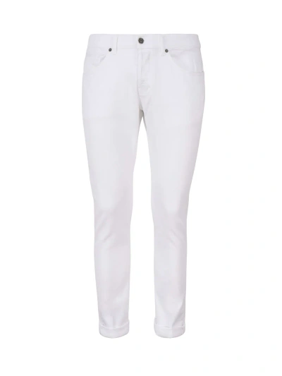 Dondup Jeans George Skinny In Bull Stretch In White