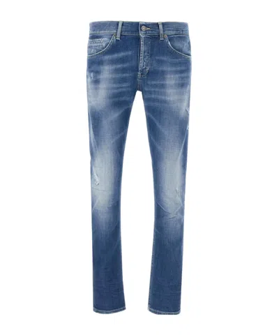 Dondup George Low-rise Skinny Jeans In Blue