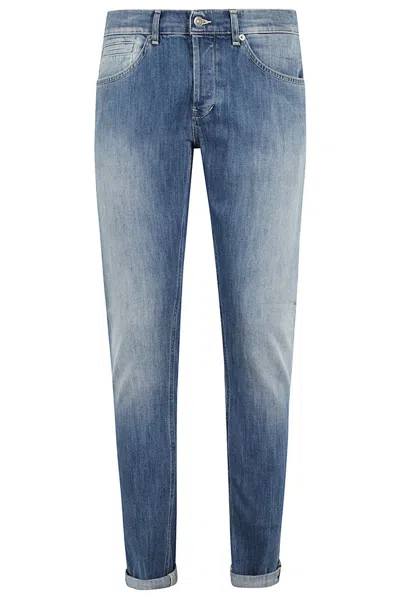 Dondup George Low-waist Skinny Fit Jeans In Blu