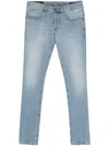 Dondup George Mid-rise Skinny Jeans In Blue