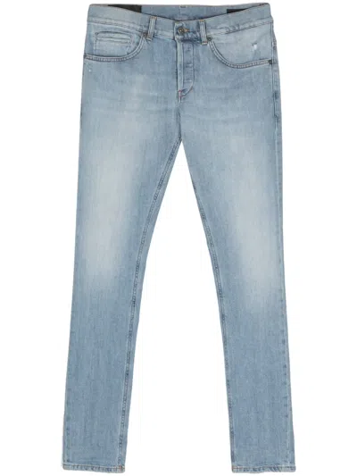 Dondup George Mid-rise Skinny Jeans In Blue