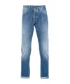 Dondup George Mid-rise Skinny Jeans In Blue